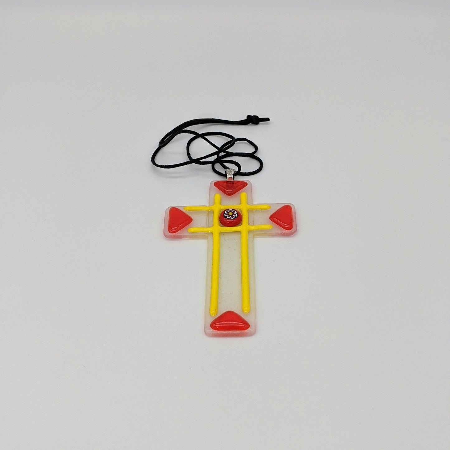 Γυάλινος σταυρός 15cm