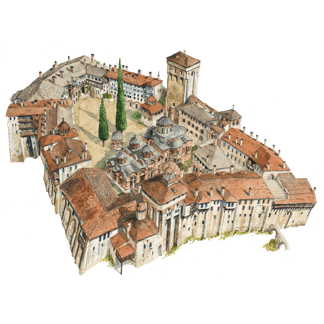 Monastery illustration