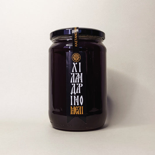 Αγνό μέλι Κάστανο Φλαμούρι από την Ι.Μ. Χιλανδαρίου - 960γρ.